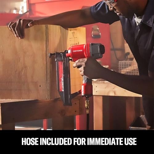 Craftsman 6-Gallon Pancake Air Compressor, 150 PSI, Oil-Free, w/ 16GA Finish, 18GA Brad & 23GA Pin Nailers, 25-Ft Hose
