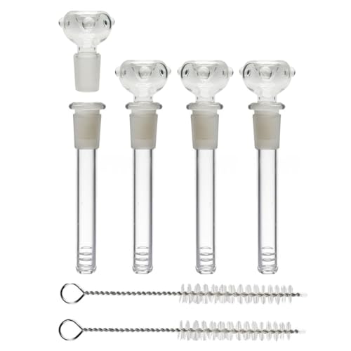 4PCS Set of 14mm Lab-Grade Borosilicate Glass Funnels