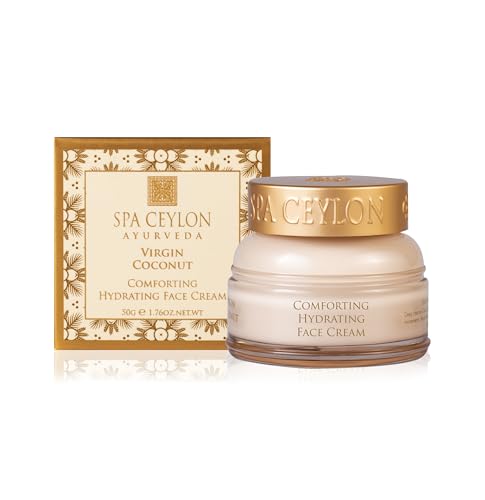 SPA CEYLON VIRGIN COCONUT Comforting Hydrating Face Cream | Repairing & Hydrating | Nourishing Vitamins | Paraben-Free | Suitable for all skin types