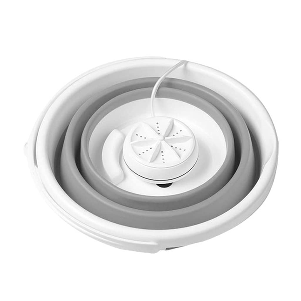 Uqezagpa Foldable Washer Portable Washer Foldable Washing Machine for Baby Clothes Underwear Sock for Travel Apartments Travel Bag