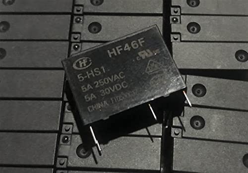 Relais de puissance electromagnetique HF46F 5V 12V 24V 4 broches