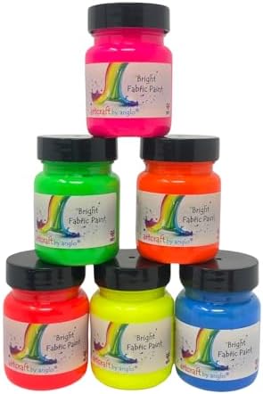 Fabric Paint Set 10 X 500 Ml Washable Textile Paint For Light