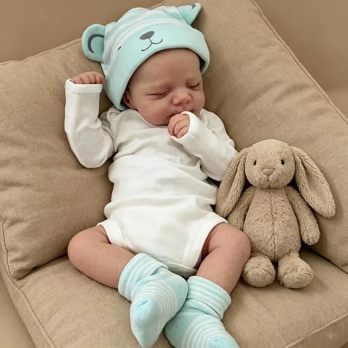Muñeca Reborn Bebé Niña de Vinilo 18 Pulgadas con Accesorios miniatura 3