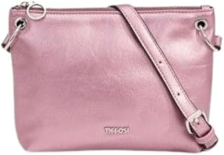 Bandolera acolchada para niña en color rosa brillante