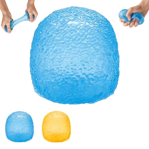 Squishy Fidget Toys Stress, Super Solid Squeeze Ball for Adults, Sensory for Birthday Gift, Stress Relief, Easter Basket Stuffers and Party Favors (Blue)