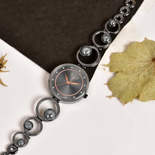 Image of WHITE BIRD Style Up Quartz Analog Mother of Pearl Metal Strap Watch for Women