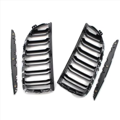 Grille de calandre avant centrale finition double ligne pour BMW E90 E91 - 4