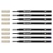 Scriveiner Rollerball Refill Bundle - 8 Pack (Black, Broad Tip, Liquid Ink) - Fits Most Rollerball Pens