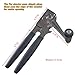 Manual Can Opener,Easy-Grip Hand Crank Can Opener for Seniors & Arthritis - Ergonomic Manual Opener, Heavy Duty for Large Cans, Safe & Comfortable Use at Home or Restaurant
