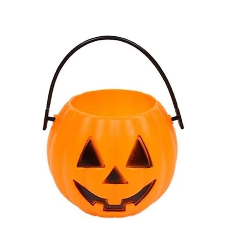 Latarnia na Halloween 6 Sztuk Dekoracja Halloween Ozdoby Z Dyni Nieświecące Przenośne Wiadro Latarnia Sprytny Dekoracja na Halloween