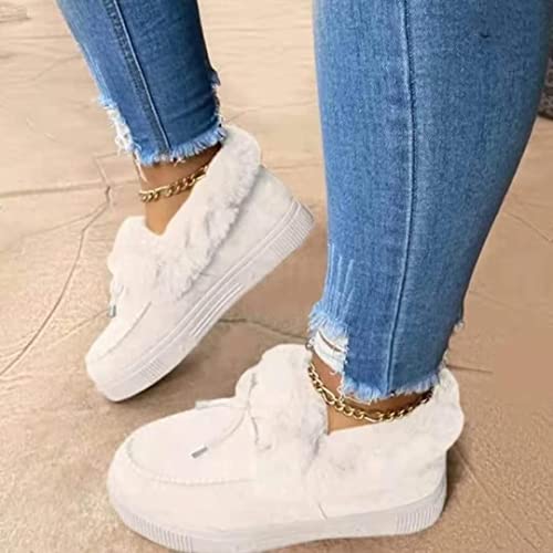 Women's Boots Round Head Thick Sole Orthopedic Arch-Support Wool Thick Warm Cotton Shoes, Orthopedic Shoes for Women4