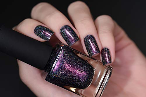 Image of ILNP Hide Away - Pink to Green Color Kissed Ultra Holographic Nail Polish