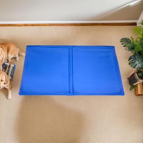 Lit de tapis de refroidissement pour chiens coussinet cool animaux lavable et portable - 4