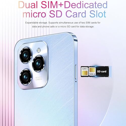 Image of HOT 40 Pro Unlocked Phone, Mobile Phones, 5G Cell Phone 4GB+128GB Smartphone Android 13.0, 6.8 Inch FHD+ Display 120Hz 64MP Camera, 6800mAh Battery (Gold)