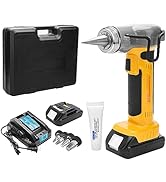 MMNZE Electric PEX Expander Tool Kit Pex A Pipe Expansion Tool Kit with 4 Expander Head and 2 Bat...