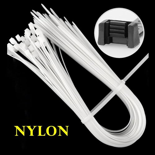 Lien nylon blanc 9mm x 500mm pour fixer solidement les gros faisceaux - 3