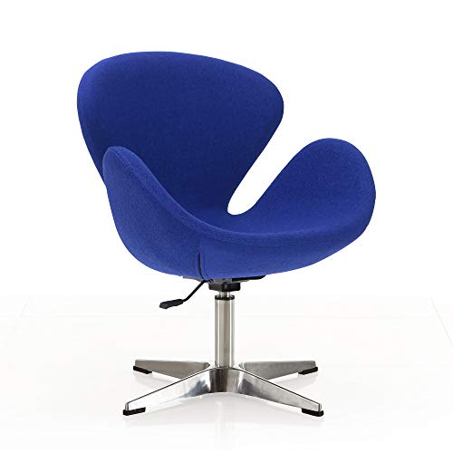 Sillón Giratorio Ajustable Azul