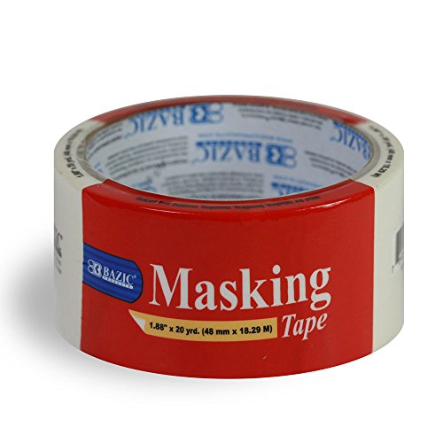Image of BAZIC 1.88 inch X 720 inch (20 Yards) General Purpose Masking Tape
