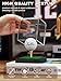 JupDec Golf Ball Display Case Clear Acrylic Memorabilia Stand Cube Holder with Wood Base & Tee, Dust Protection Transparent Storage Box for Single Ball Souvenir Golfball Collections, Black, 1 Pack