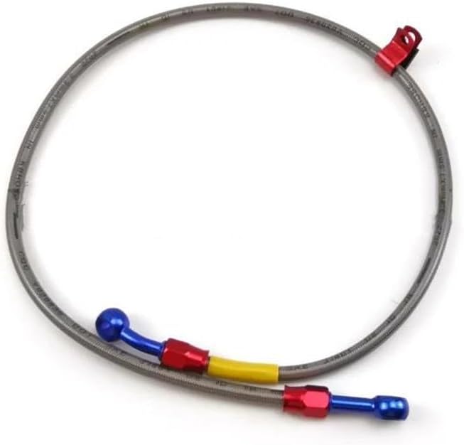 for Jog Universal Braided Steel Hydraulic Reinforce Oil Hose 85cm Banjo Motorcycle Brake Hose Line Dirt Bike Oil Hoses Line Pipe