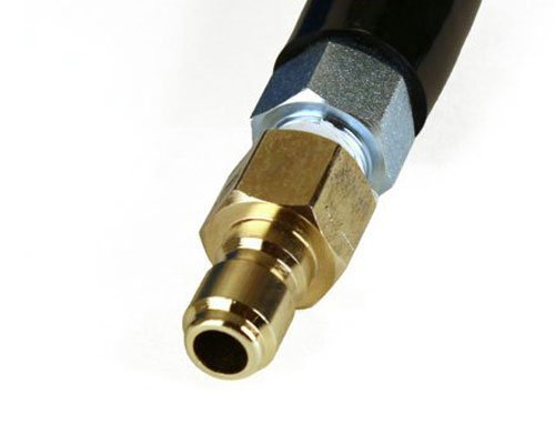 50 Ft 3/8" Blue Non-Marking 4000Psi Pressure Washer Hose With Couplers Installed #TOP1