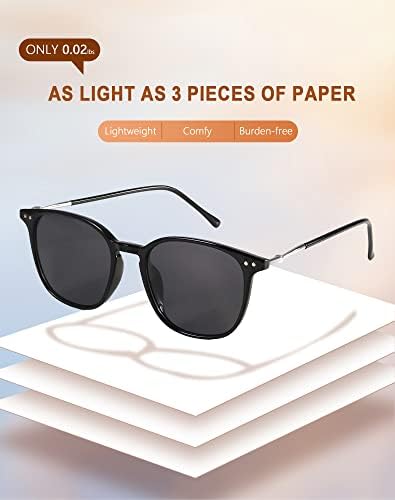 Myiaur Polarized Sunglasses for Women Square Classic Sunglasses Lightweight Comfortable Full UV Protection Retro Vintage Shades M1929