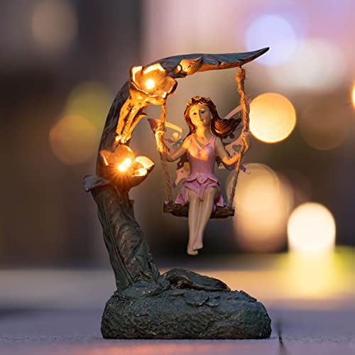 Garden Flower Fairy Outdoor Statue - image 5