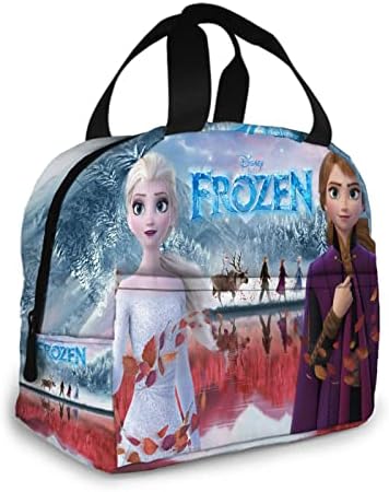 SHEFDVEG Cute Anime Cartoon Lunch Bag for Boys Girls kawaii Reusable Insulated Lunch Box - Leakproof Cooler Tote Bag Freezable Lunch Bag for Office Work School