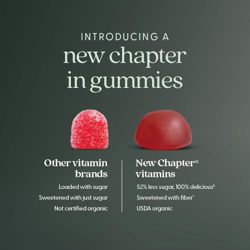 New Chapter USDA Organic Vitamin D3+ Gummies, 60 Count - image 5
