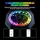 Black Shark 5 Pro Magnetischer Handykühler – 18 adressierbar RGB-LED-Lichter, Trennbarer Griff, APP-gesteuerte Thermostatik für iPhone MagSafe, Android-Handys & iPad • Gaming/Streaming/Fotografie