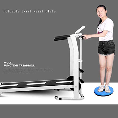 Image of Treadmill Folding Mechanical Walking Machine Multi-Function Sit-Up Running Machine