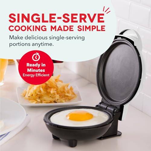 image for DASH Mini Maker Electric Round Griddle for Individual Pancakes, Cookie