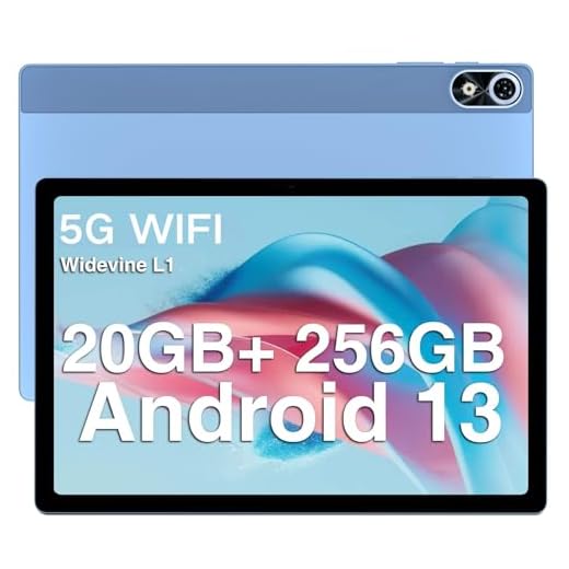 DOOGEE T10 Plus Android Tablet,10.51" 2K Display,20GB+256GB(1TB TF) Tablet,Octa-Core Processor Tablets,8250mAh Battery,2.4G/5G WiFi Gaming Tablet,Quad Speakers,13 MP Dual Camera/Bluetooth/Case-Blue