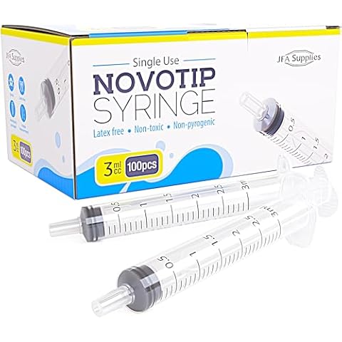 Novotip 3ml Syringe - Sterile and Latex Free Cover