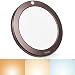 Youtob Motion Sensor Light LED Ceiling Light with 30s/180s Timeout Adjustable 3 Colors,15W 1500lm Round Lighting Fixture for Porches, Closets, Stairs(3000k/4000k/5000k Available) (Bronze)