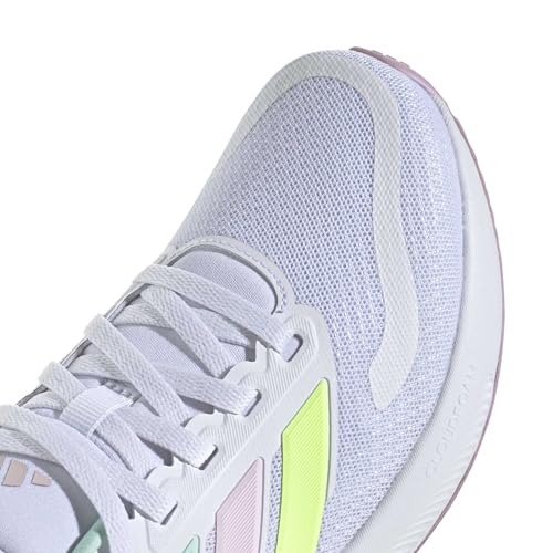 adidas Unisex Kinder RUNFALCON 5 Shoes Kids, Cloud White/Clear Mint/Clear Pink, 32 EU