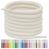 Handshop Half Round Shoelaces 1/4' - Oval Shoe Laces...