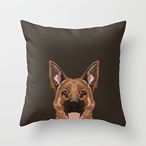 HoldShop Dogs Throw Pillow Case Cushion Home Sofa Decorative 18 X 18 Inch