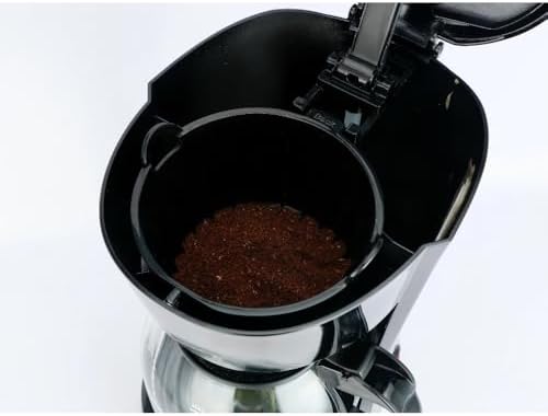 BLACK 12-Cup Coffee Maker with Easy On/Off Switch, Easy Pour, Non-Drip Carafe with Removable Filter Basket, Keep Hot — view 7