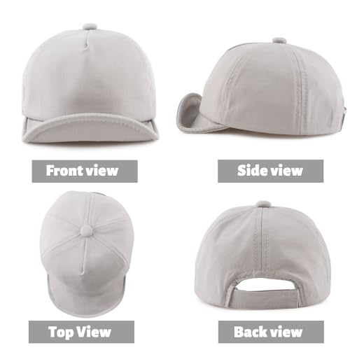 OMUKY Cotton Baby Toddler Hat Sun Protection Toddler Baseball Hat Infant Boys Girls Beach Cap Cute Baby Baseball Cap 3M-18M2