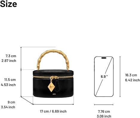 JW PEI Women's Natalie Metal Geometric Pendant Handle Bag