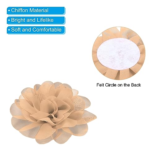 PATIKIL 3.9" Chiffon Flowers - Image 4