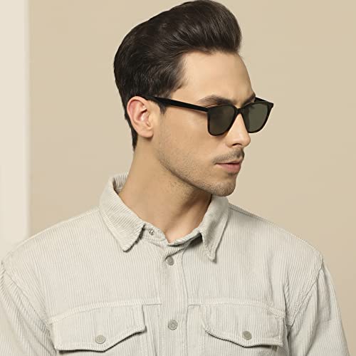 Image of John Jacobs | Polarized & UV Protection Sunglasses For Men & Women | Full Rim Round Small (Size-50) JJ S12432-C1