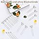 Hengxinchen 50 Stück Haarschmuck Hochzeit mit Perlen U-förmig, U-Form Braut Haarschmuck mit Perlen in Gold, Hochzeit Haarnadeln mit Perlen klein, für Brautfrisuren und Brautjungfernfrisuren (Silber)