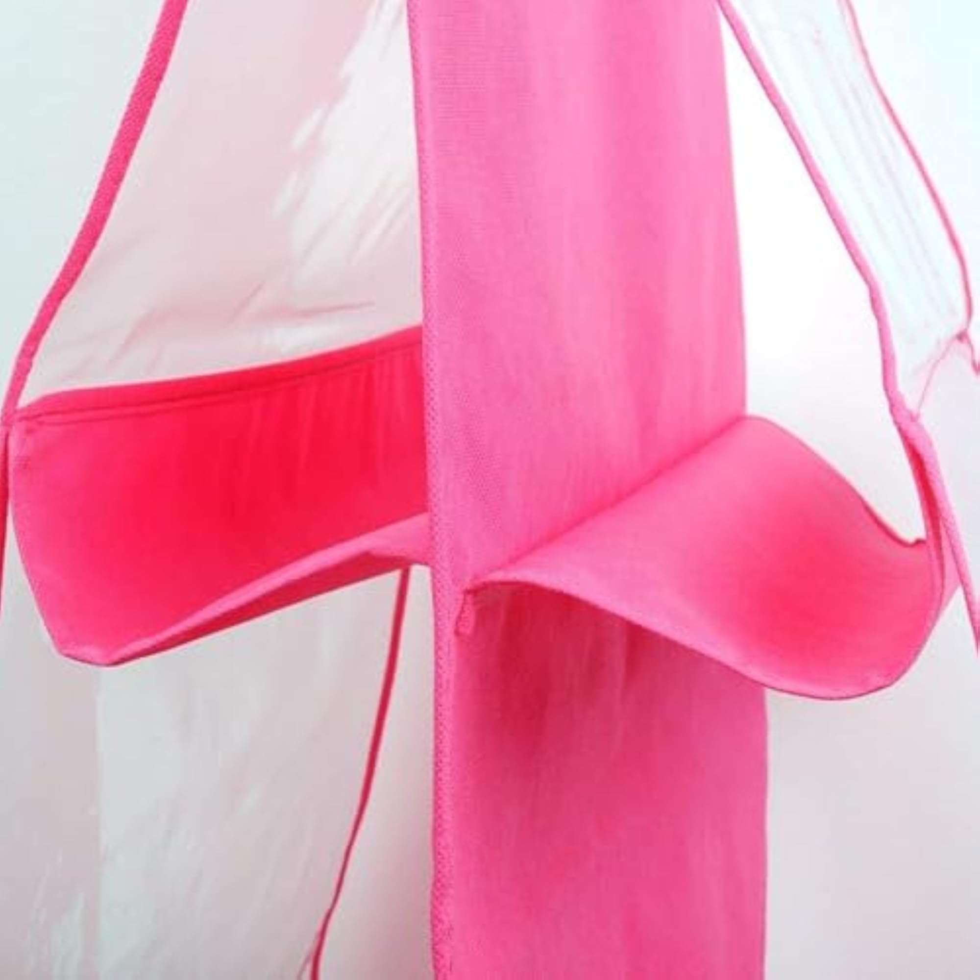 6 Pockets Hanging Purse Handbag Organizer Clear Shelf Bag