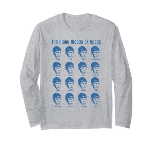 Star Trek Many Moods of Spock Long Sleeve T-Shirt