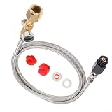 Alanmoship Sistema di erogazione del gas con pressione visiva e valvola di sfiato dell'aria per Sodastream Thirsti ForSoda Sensei Drinkmate Aarke modelli tubo da 60 pollici