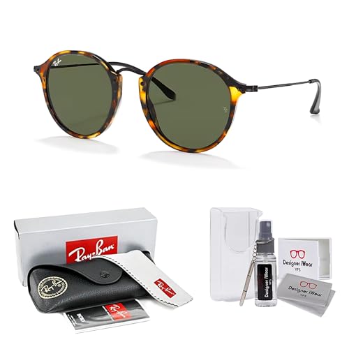 Ray-Ban RB2447 Rounded/CLASSIC Sunglasses For Men For Women+BUNDLE with ACCESSORY EYEWEAR KIT2