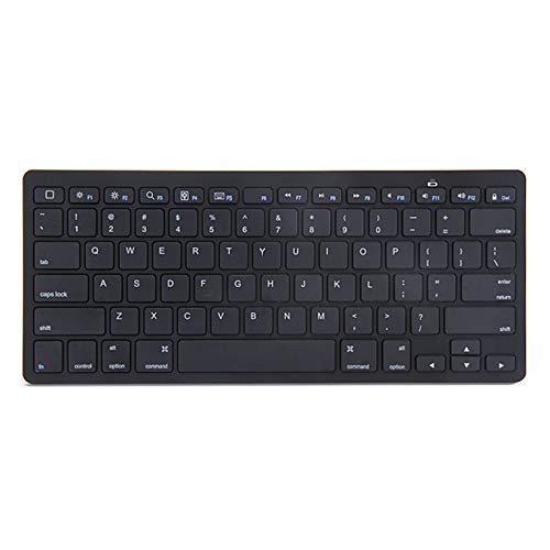 Top-down view of the Muvit USB Wireless Keyboard layout