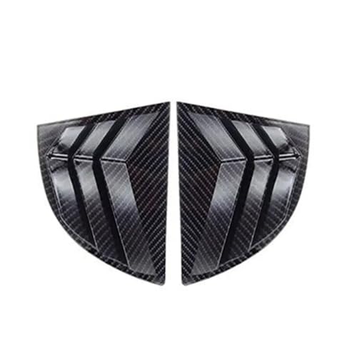 Persiennes de fenêtre de voiture Civic berline garniture volet carbone